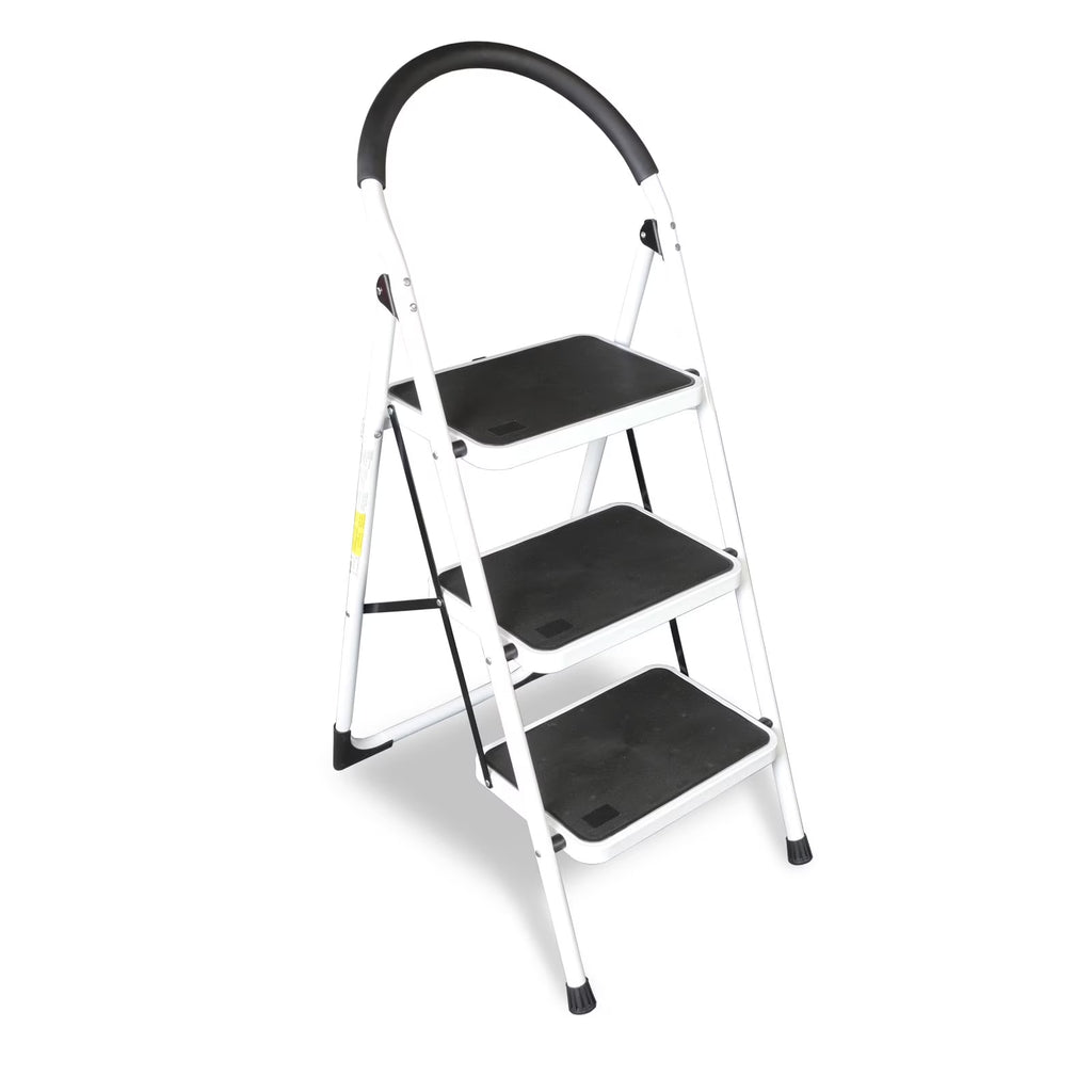 Jack Boss Ladder, Folding Lightweight Step Stool with Wide Anti-Slip Pedal for Home, Office, Kitchen and Garage