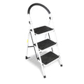 Jack Boss Ladder, Folding Lightweight Step Stool with Wide Anti-Slip Pedal for Home, Office, Kitchen and Garage