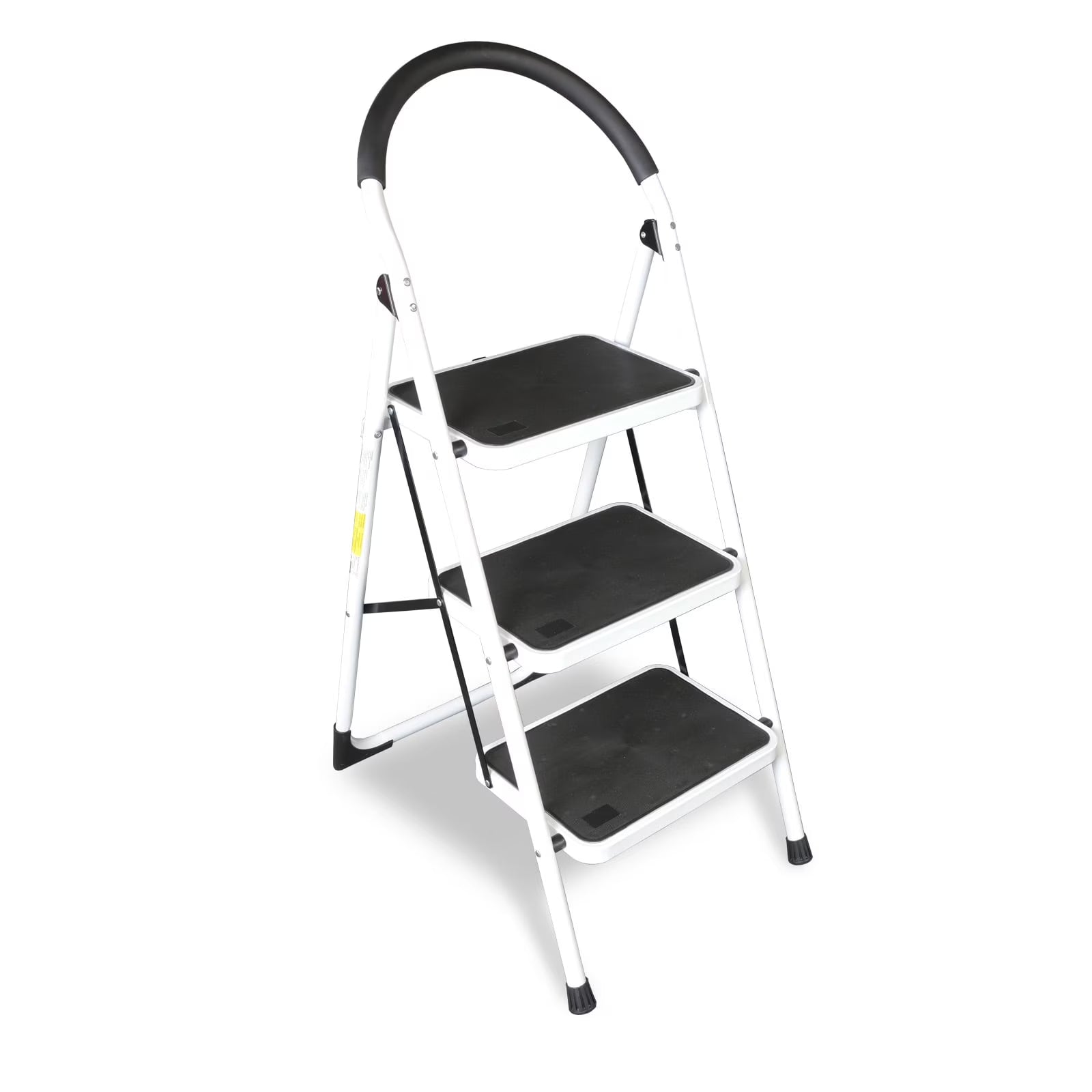 Jack Boss Ladder, Folding Lightweight Step Stool with Wide Anti-Slip Pedal for Home, Office, Kitchen and Garage