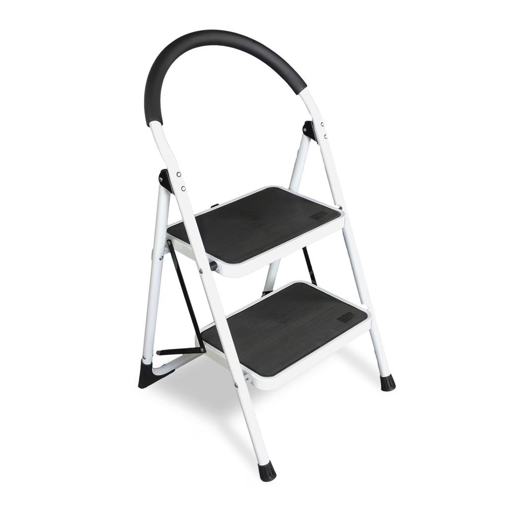 Jack Boss Ladder, Folding Lightweight Step Stool with Wide Anti-Slip Pedal for Home, Office, Kitchen and Garage
