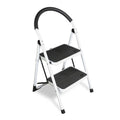 Jack Boss Ladder, Folding Lightweight Step Stool with Wide Anti-Slip Pedal for Home, Office, Kitchen and Garage