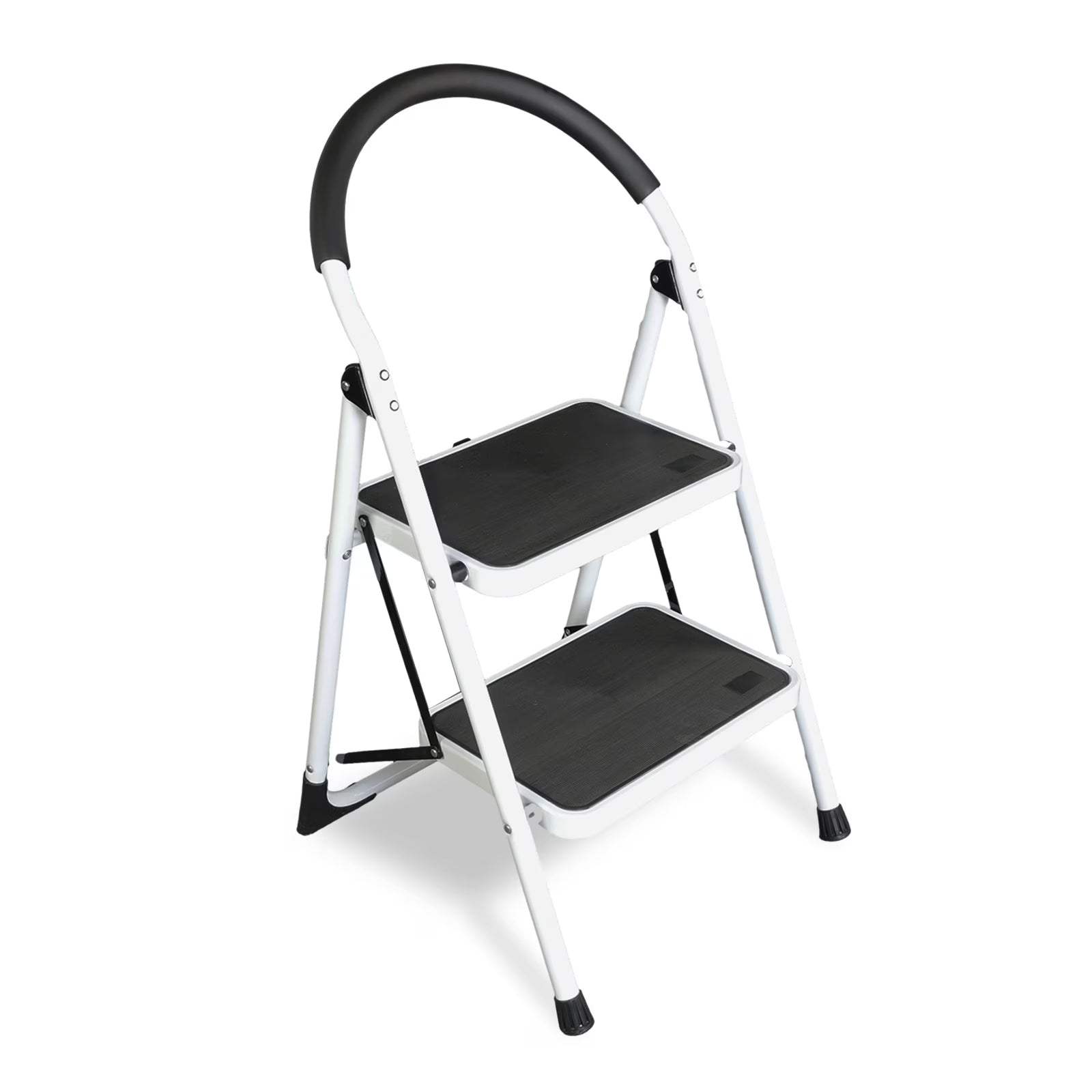 Jack Boss Ladder, Folding Lightweight Step Stool with Wide Anti-Slip Pedal for Home, Office, Kitchen and Garage