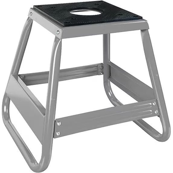 JACK BOSS Motorcycle Stand Lift Dirt Bike Stand, Universal Panel Dirtbike Stand Jack Fit for Yamaha, for Honda and Suitable for Kawasaki, 1000LBS Capacity Removable Maintenance Motocross Stand Silver