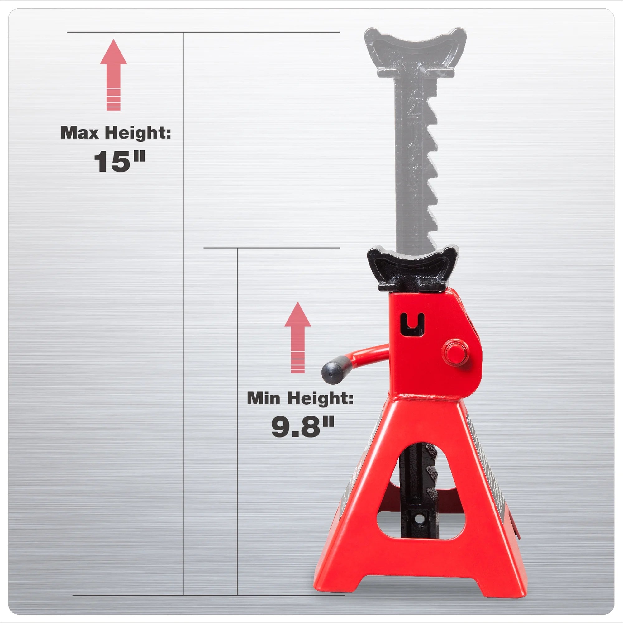 Jack Boss Jack Stands 2 Ton Low Profile Steel Car Jack Stand for Lifting Suvs,2 Pack