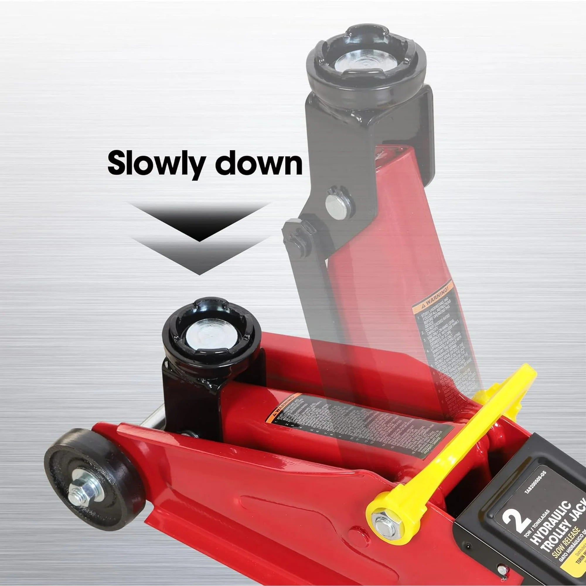 JACK BOSS Hydraulic Floor Jack 1.5 Ton Car Lift Portable Alloy Steel 360 Degree for Cars