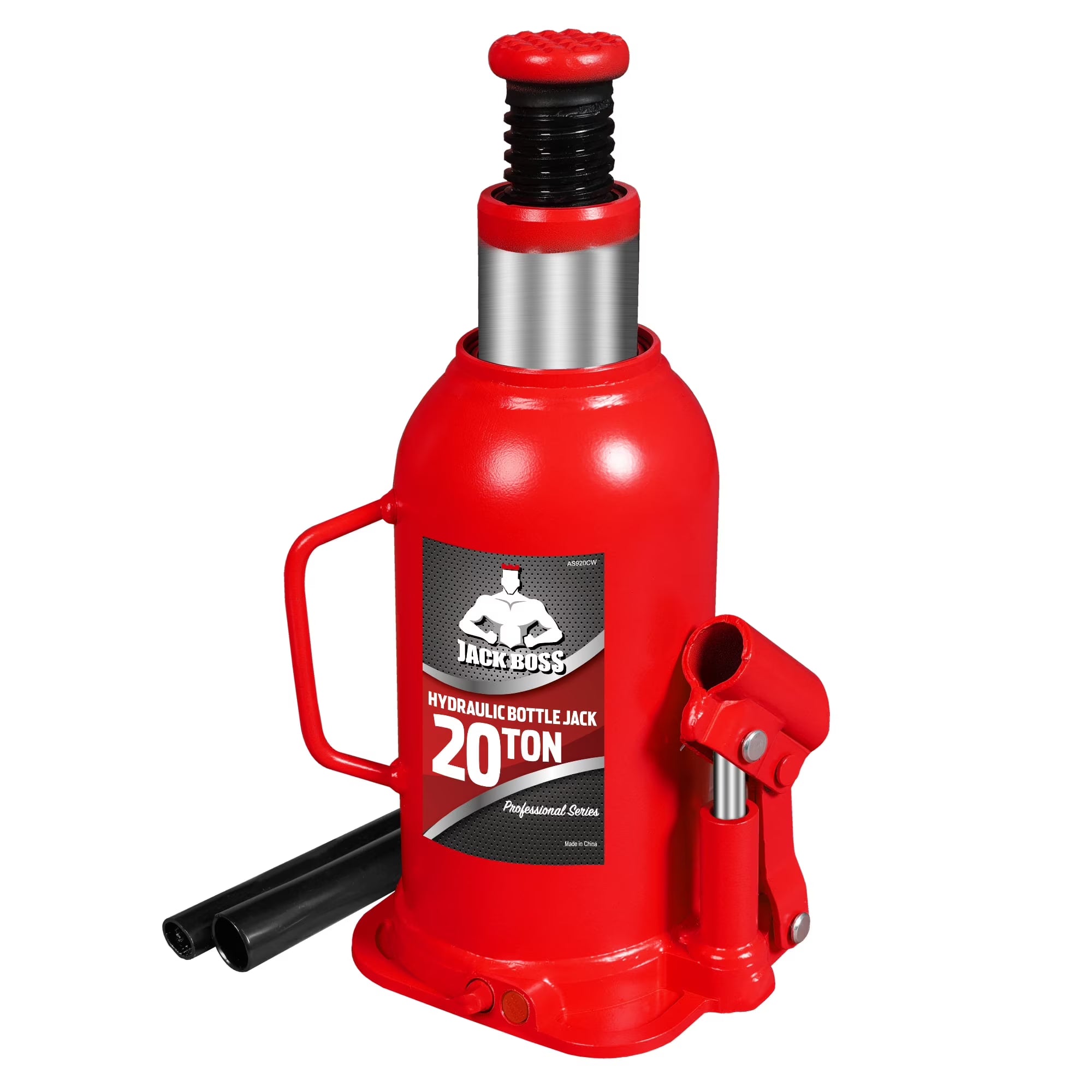JACK BOSS Bottle Jack 10 Ton Muti-Directional Hydraulic Jack,Alloy Steel,Use for Car, Truck, RV