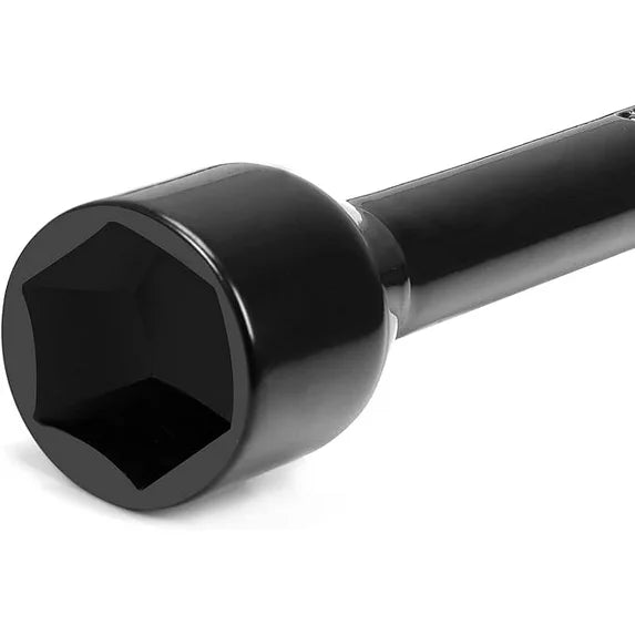 JACK BOSS Professional 14" Universal Heavy Duty 4-Way Cross Lug Wrench, Black